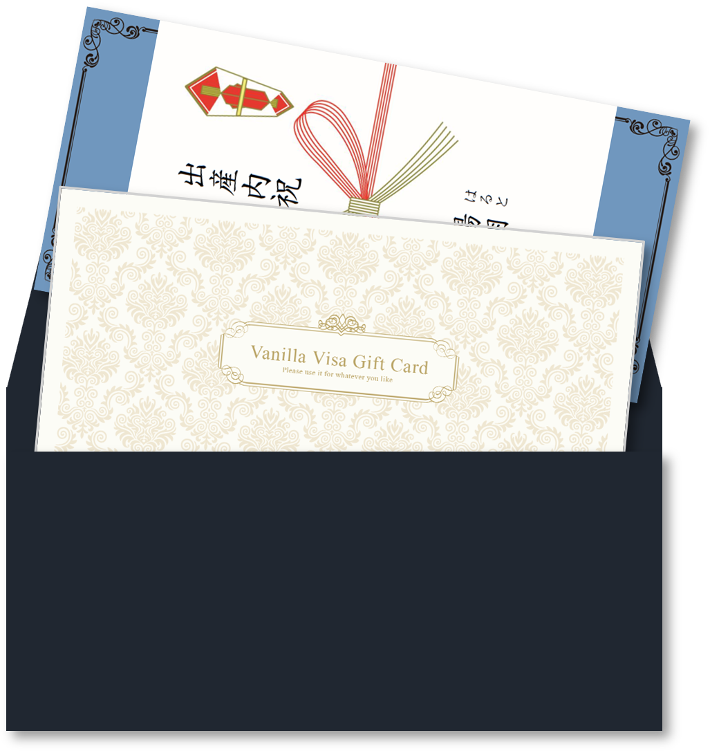 Visaギフトカード_メッセージカードセット